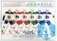 2021-22 Upper Deck Series1 Electromagnetic #EM-22 Taylor Hall Bruins